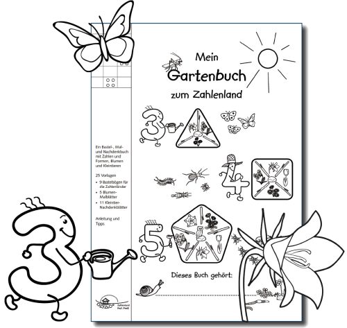 PDF: Mal- und Bastelbuch Mein Gartenbuch zum Zahlenland