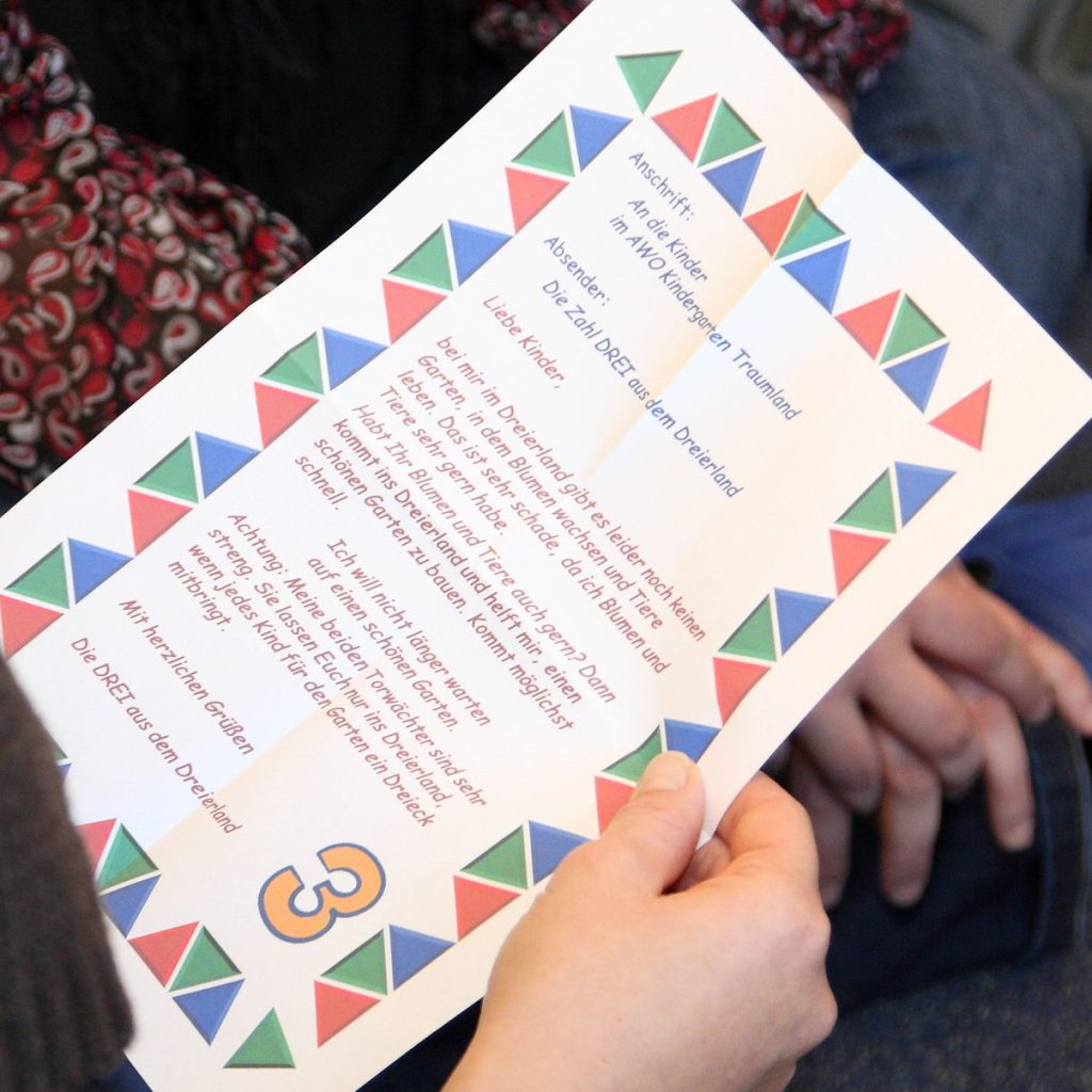 Die Drei will nicht länger warten und wünscht sich einen Garten.