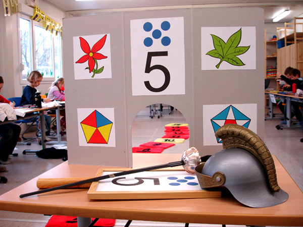 Stundenbilder zu den Zahlenländern