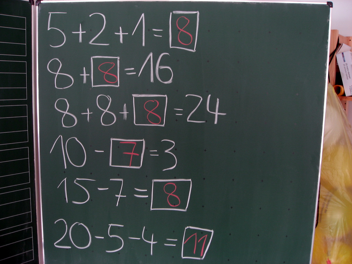 Stundenbilder zu den Zahlenländern