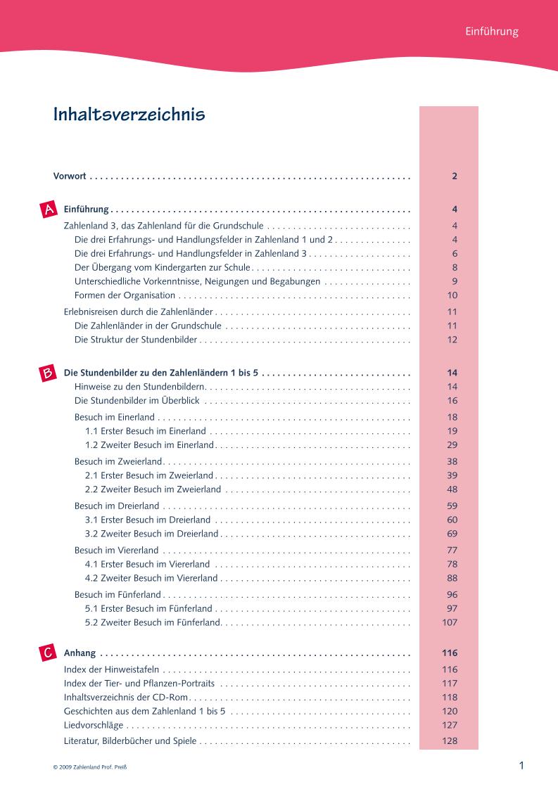 Stundenbilder zu den Zahlenländern 1 bis 5 mit Schülerblättern – Bild 5