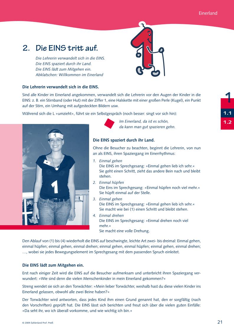 Stundenbilder zu den Zahlenländern 1 bis 5 mit Schülerblättern – Bild 11