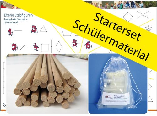 Starterset Schülermaterial zur Zauberhaften Geometrie (50 cm, 8 mm)