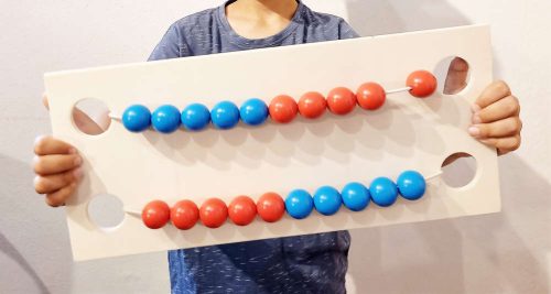 Das Mega-Rechenbrett der Zahlenhexe mit Spieleheft