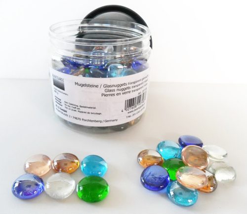 Glasnuggets transparent gemischt