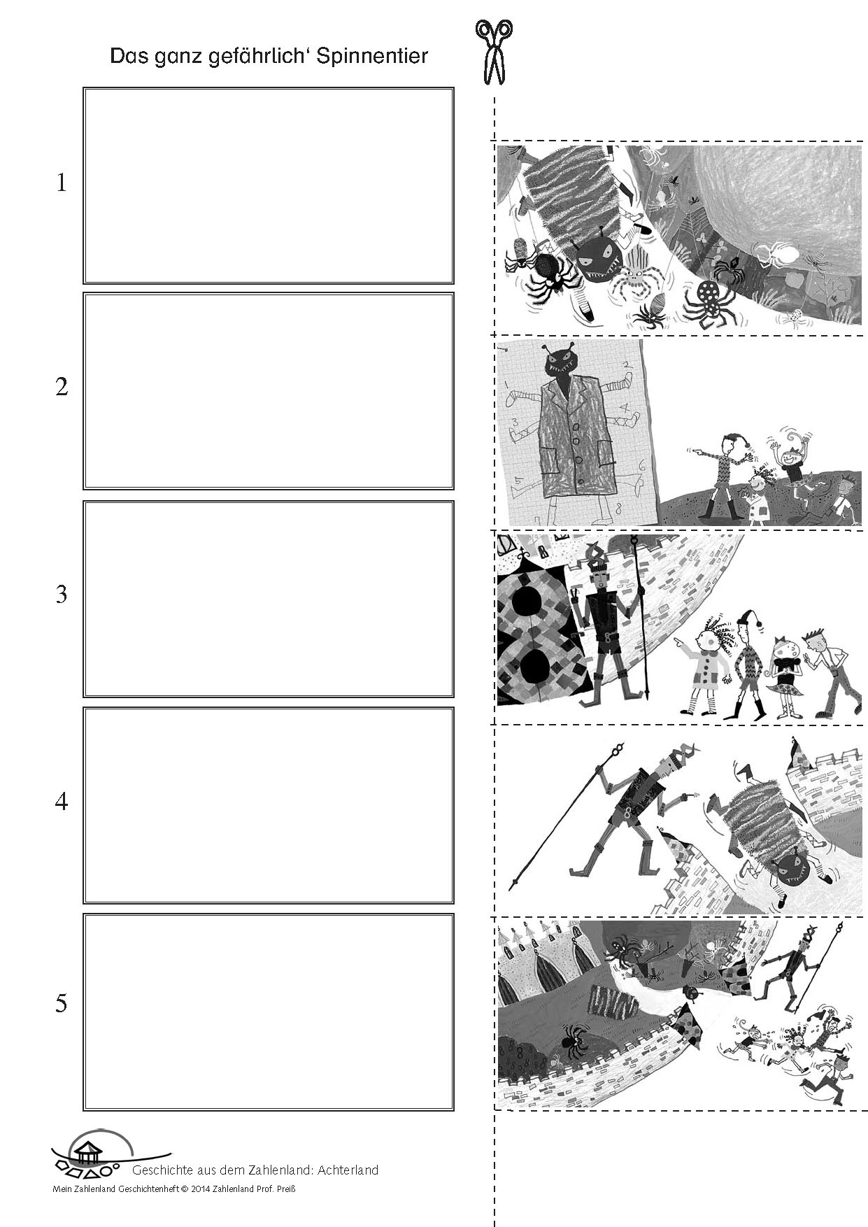 PDF: 10 Schülerblätter zu den Geschichten aus dem Zahlenland – Bild 4