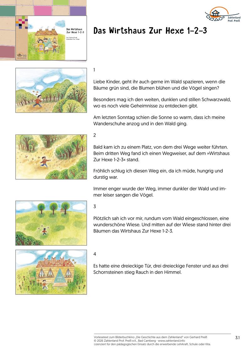 PDF-Bilderbuchkino: Geschichten aus dem Zahlenland 1 bis 10 (Einzellizenz) – Bild 8